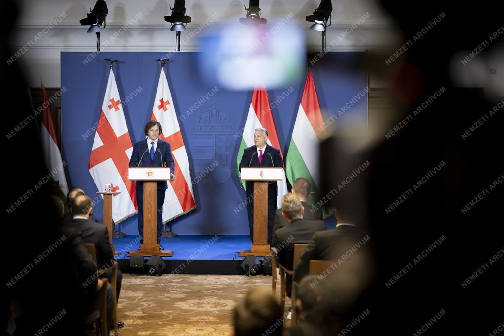 A második magyar-georgiai kormányzati csúcstalálkozó Budapesten