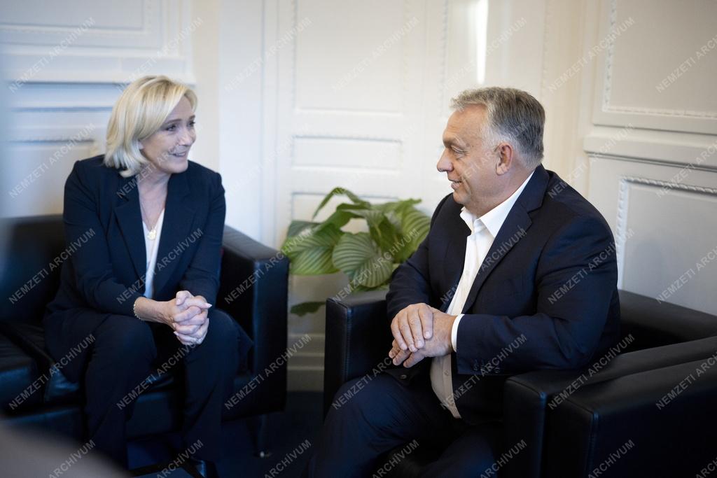 Orbán Viktor Marine Le Pennel tárgyalt Párizsban