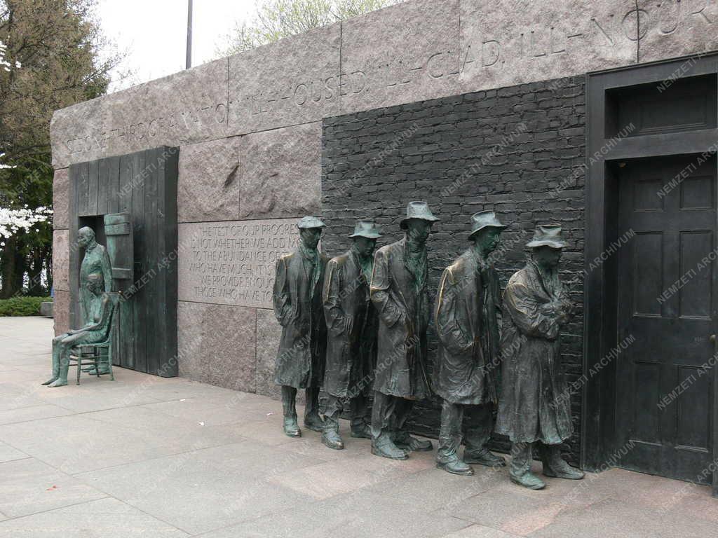 Városok - Washington - Franklin D. Roosevelt-emlékmű