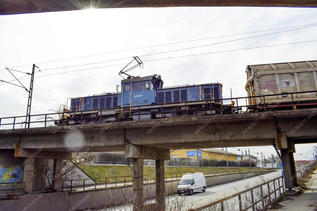 Közlekedés - Budapest - Illatos úti vasúti hidak
