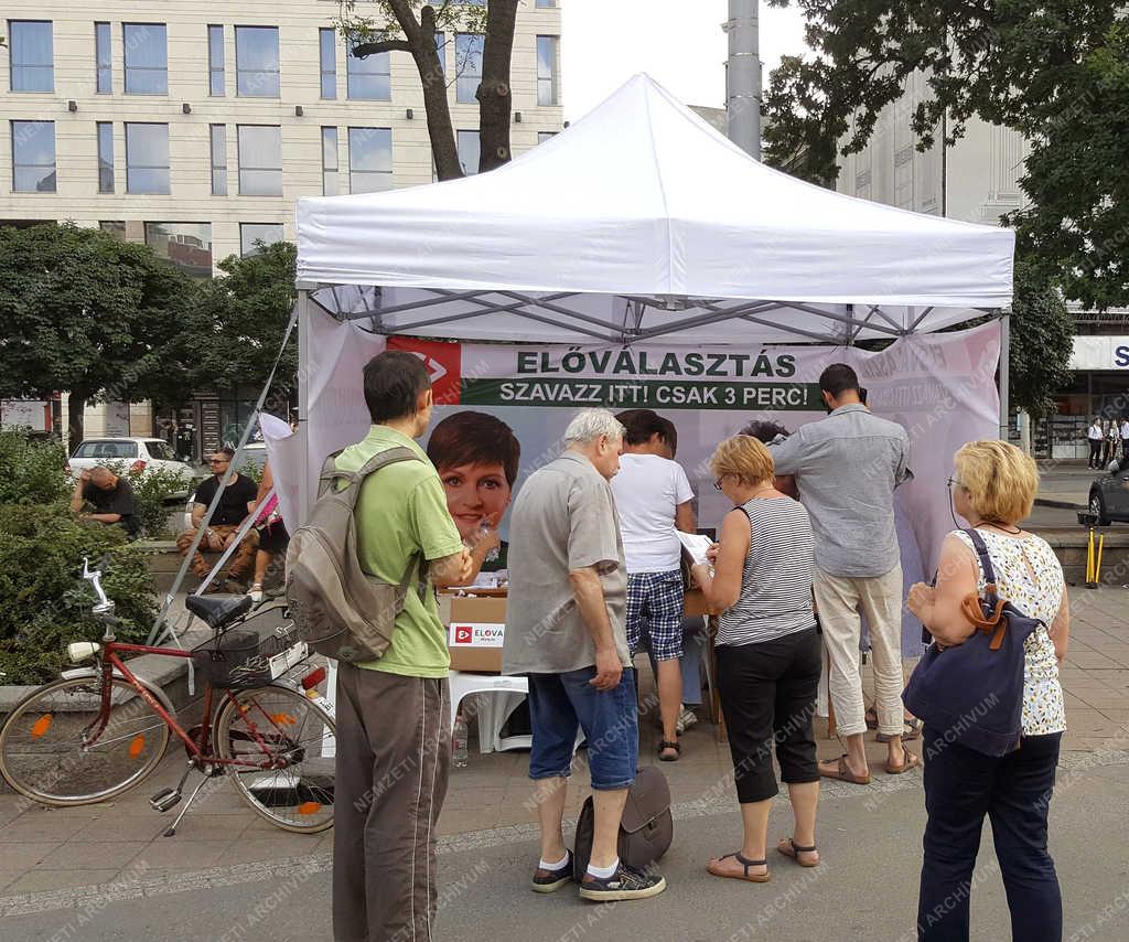 Politika - Budapest - Ellenzéki főpolgármesteri előválasztás