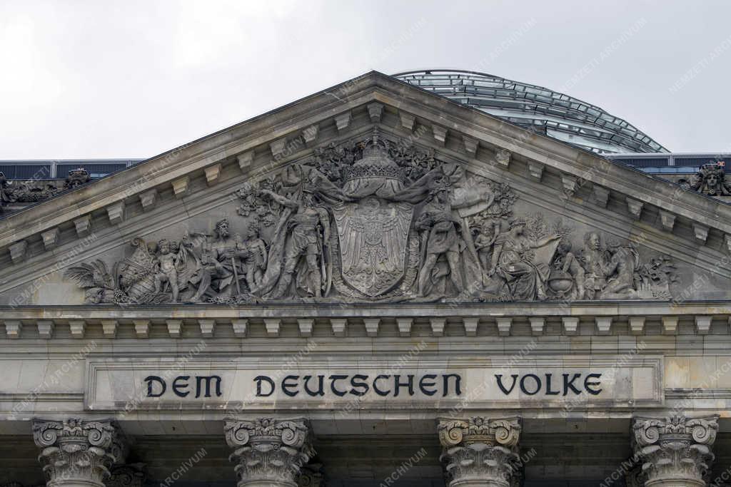 Városkép - Berlin - A Reichstag épülete 