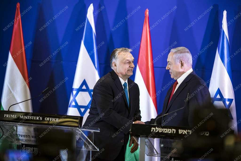 Orbán Viktor Jeruzsálemben