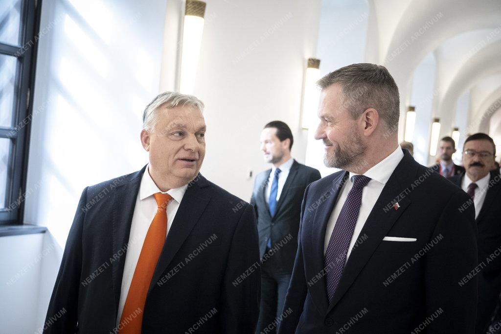 Orbán Viktor fogadta a szlovák parlament elnökét