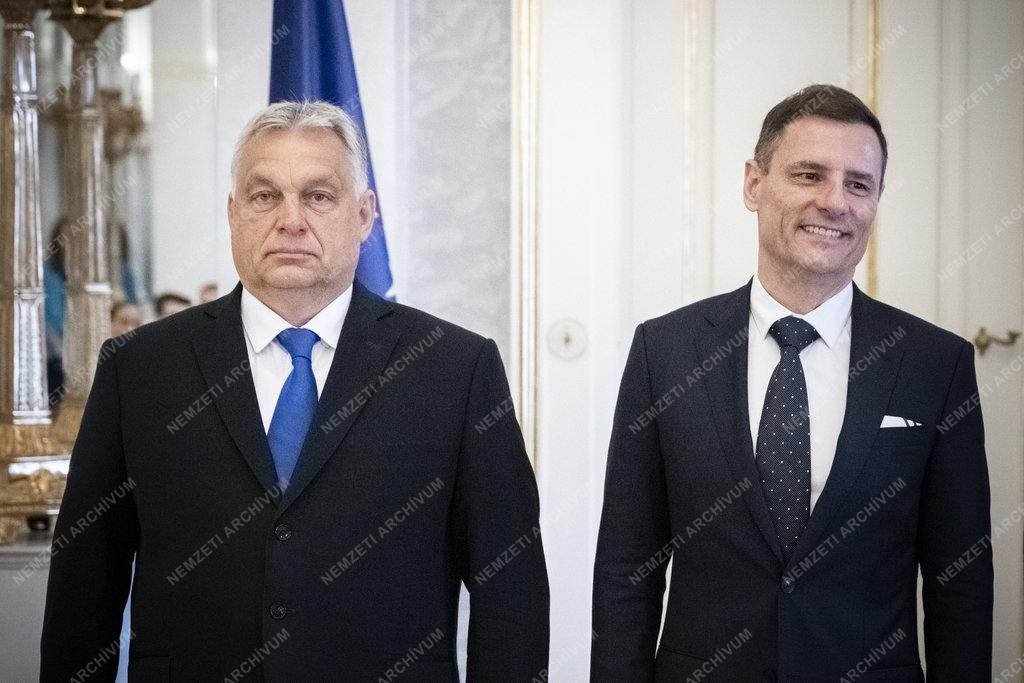 Orbán Viktor Tuzson Bence igazságügyiminiszter-jelölt miniszteri kinevezésén