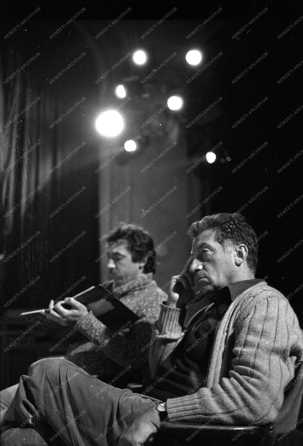 Színház - Az öltöztető - Próba