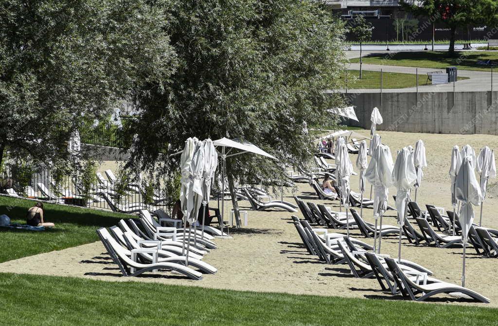 Szabadidő - Budapest - A főváros első, természetes vízi strandja a Lágymányosi-öbölben
