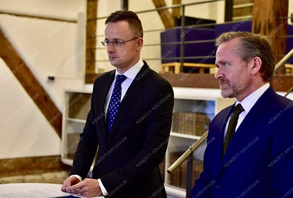 Szijjártó Péter Koppenhágában