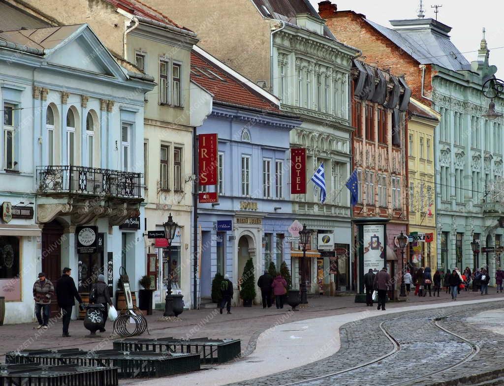 Városkép - Kassa - Az óváros díszes épületei