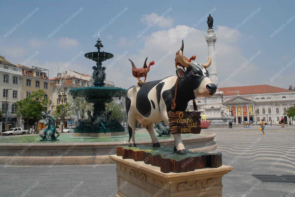 Portugália - Lisszabon - Rossio tér
