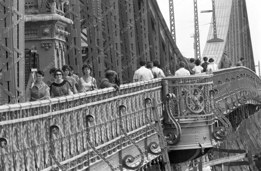 Ipar - Felújítás - Forgalom a Szabadság hídon