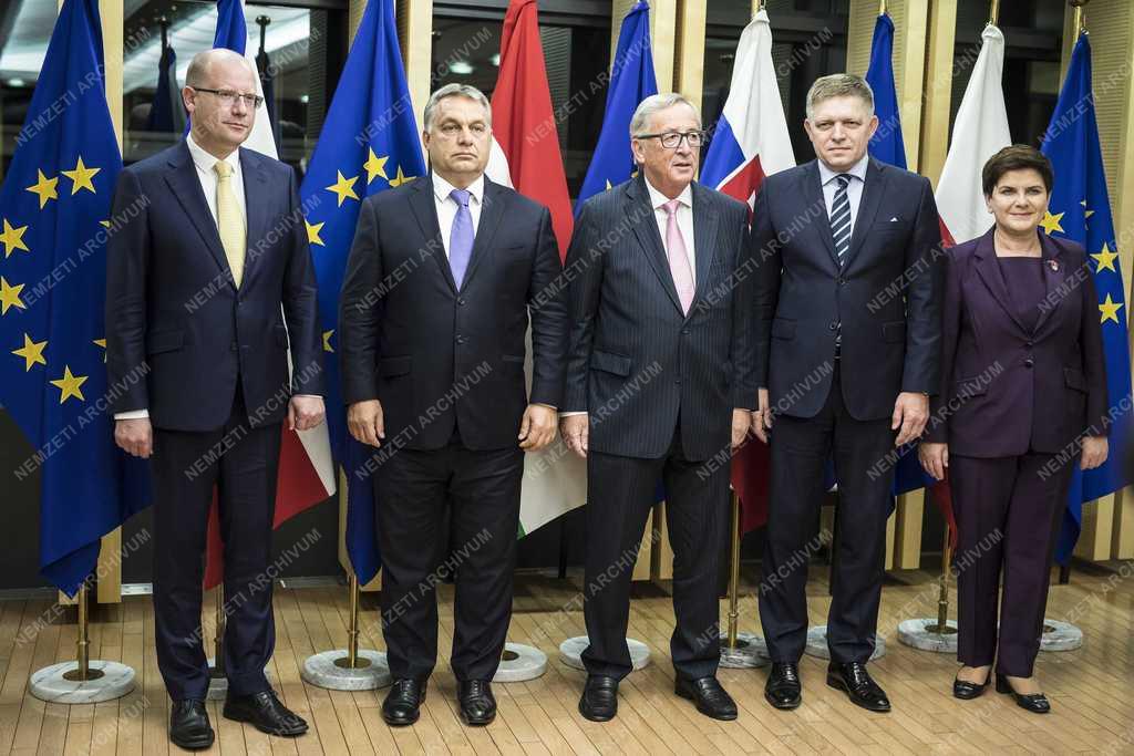 Orbán Viktor Brüsszelben