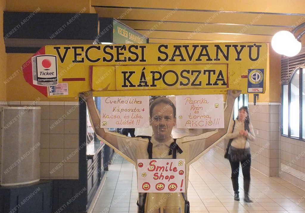 Reklám - Budapest - Központi Vásárcsarnok