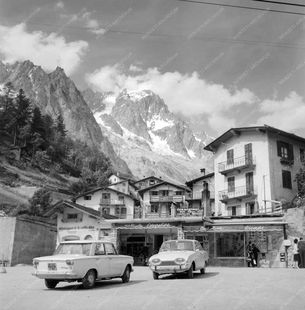 Tájkép - Olaszország - Courmayeur