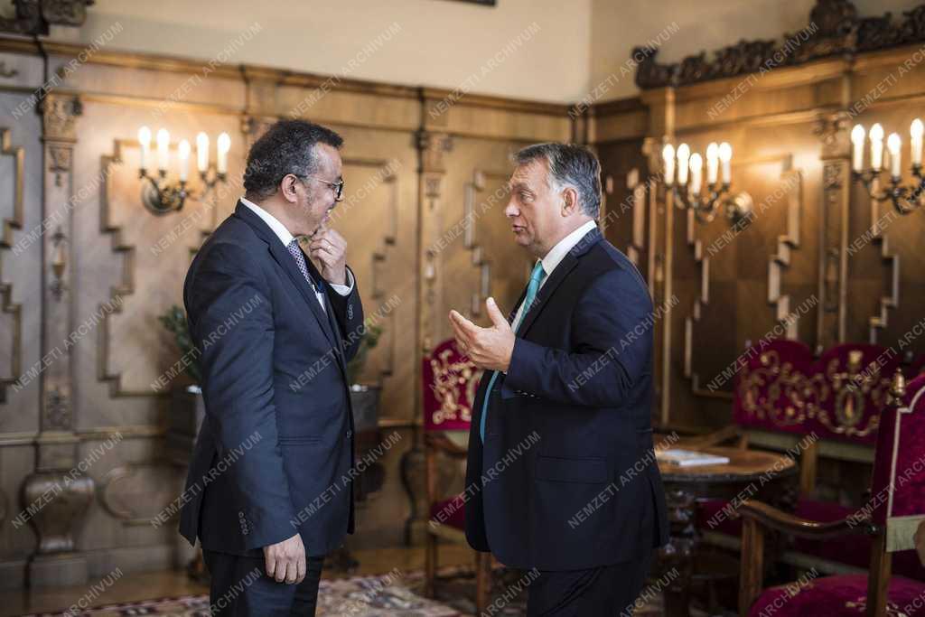 Orbán Viktor fogadta a WHO főigazgatóját
