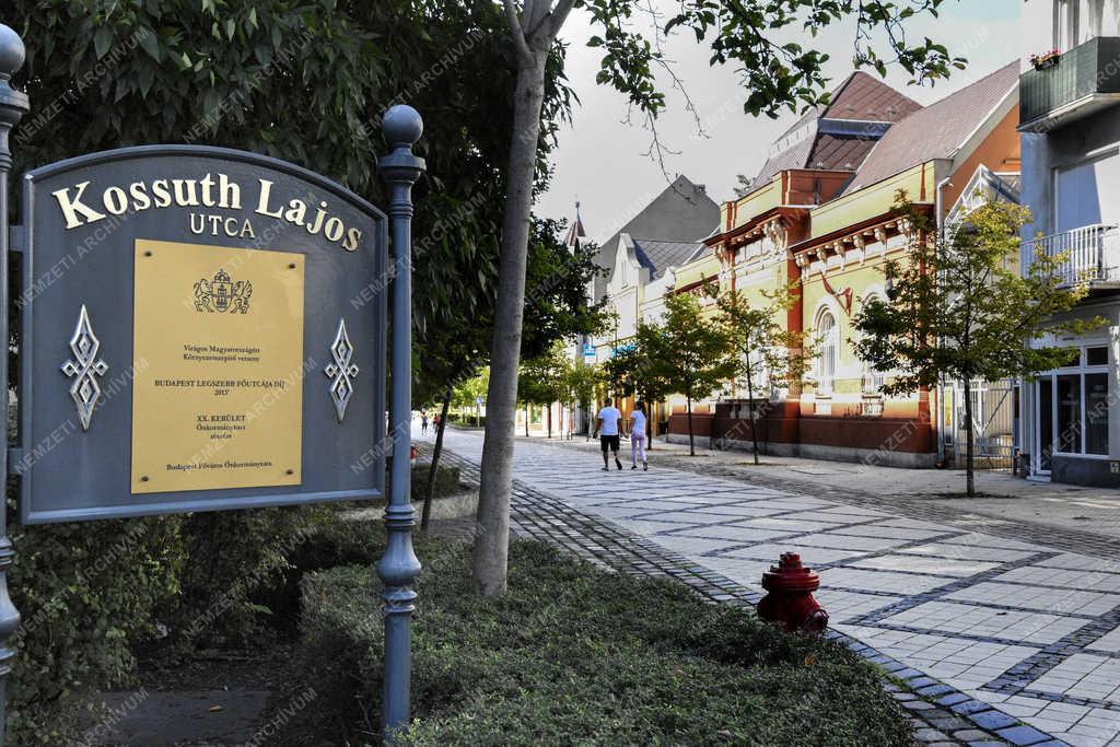 Városkép - Budapest - A Kossuth Lajos utca Pesterzsébeten