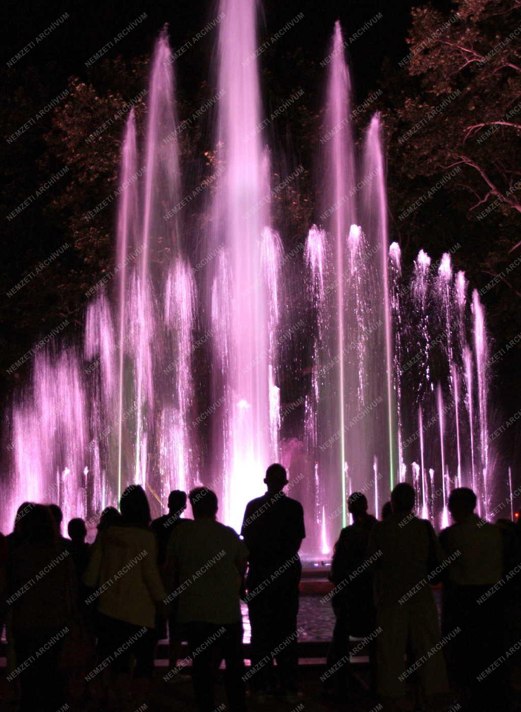 Turista-látványosság - Budapest - A margitszigeti szökőkút