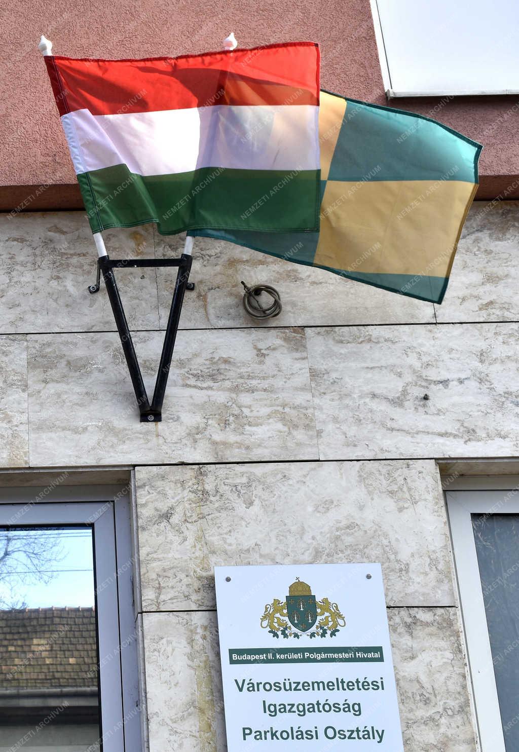 Városkép - Budapest - Parkolási Csoport irodája