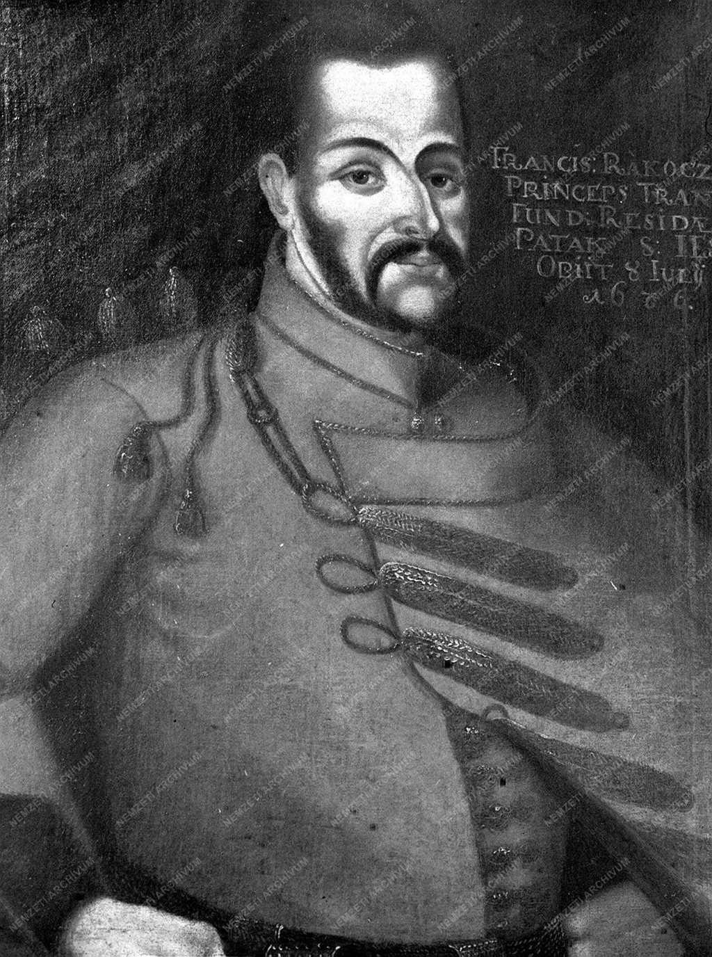 Képzőművészet - I. Rákóczi Ferenc erdélyi fejedelem