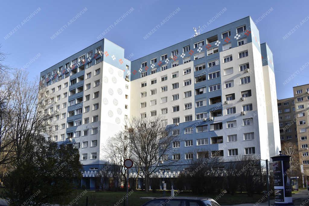 Épületfotó - Budapest - Panelház Óbudán
