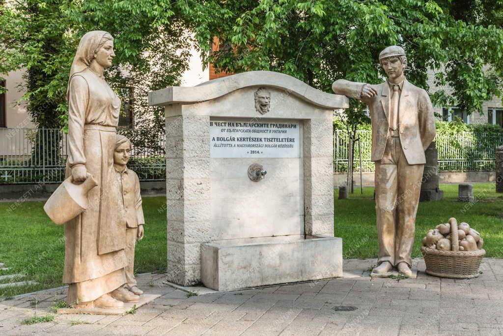 Műalkotás - Budapest - Bolgárkertész-emlékmű