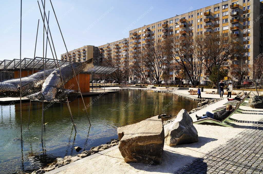 Településfejlesztés - Budapest - Új közpark a Vizafogónál