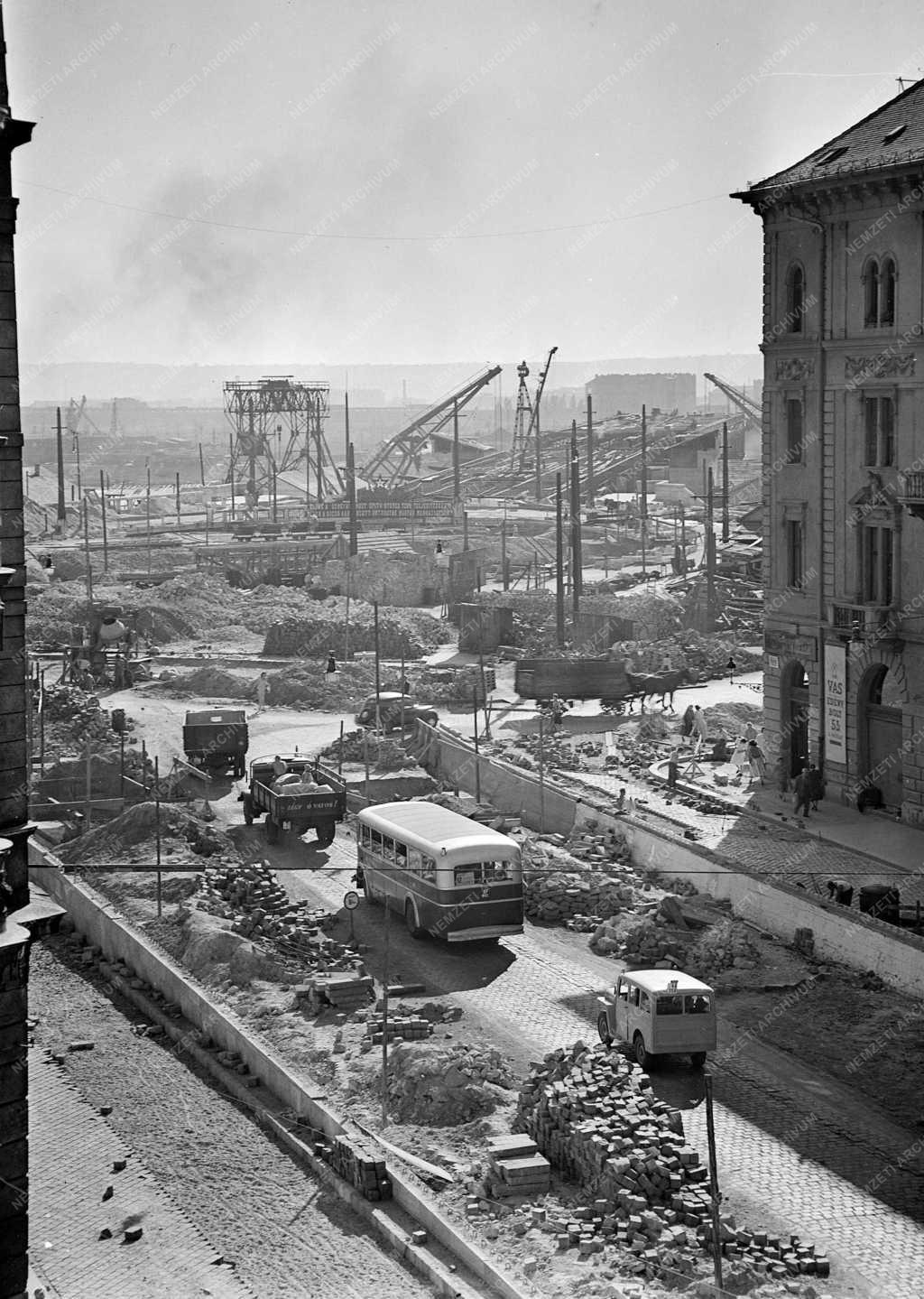 Városkép - Budapest - Építkezés 