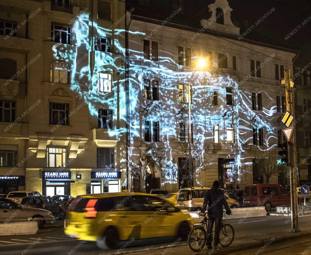 Városkép - Budapest - Fényfestés 