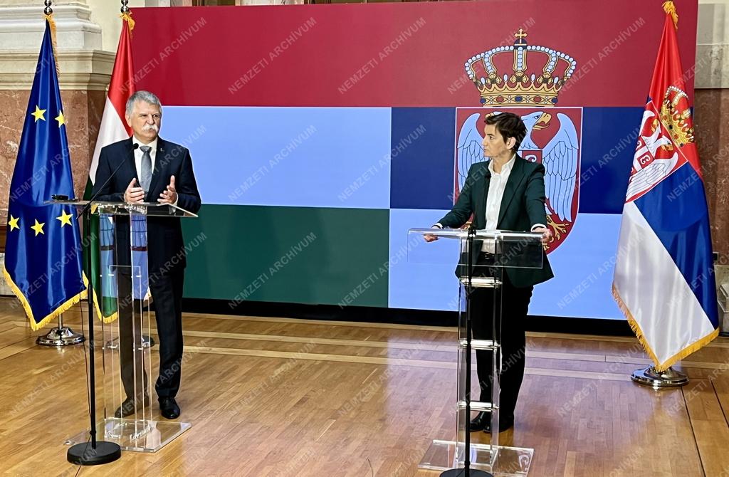 Kövér László Szerbiában