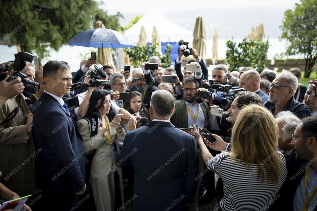 Orbán Viktor az Európai Ház - Ambrosetti fórumon