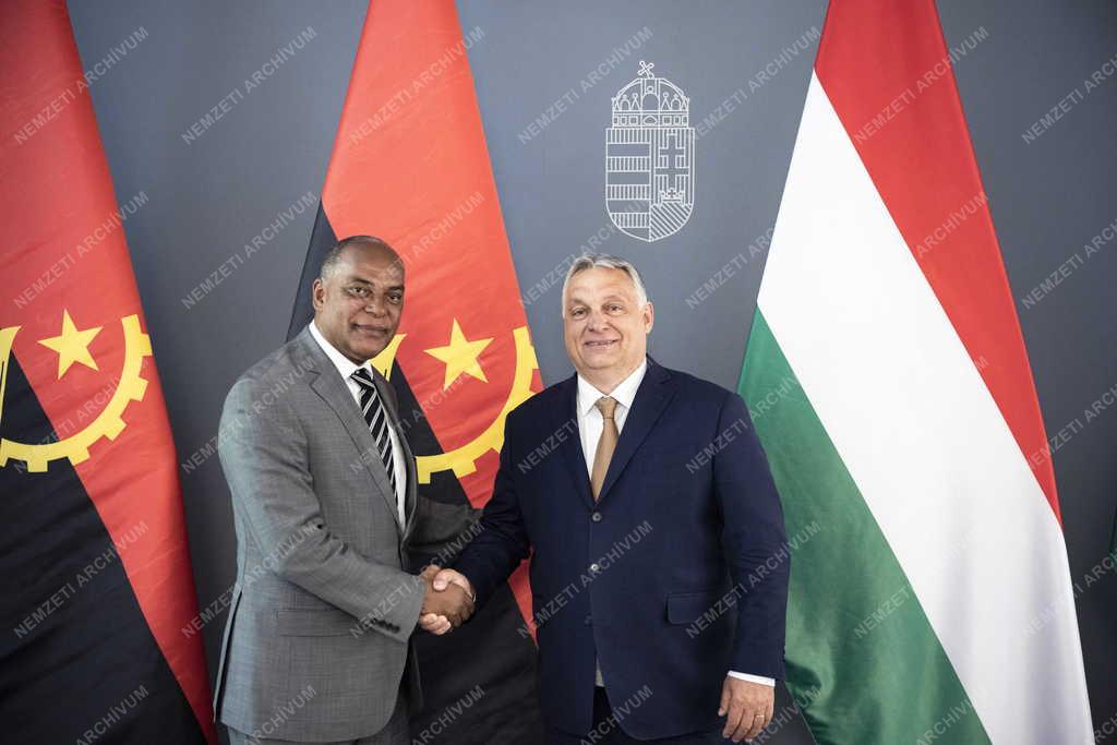 Orbán Viktor fogadta az angolai UNITA elnökét