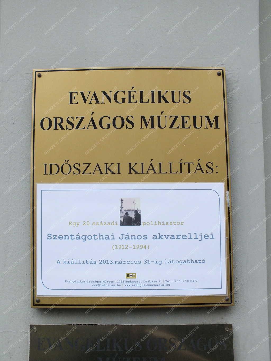 Tárgy - Névtábla - Evangélikus Országos Múzeum