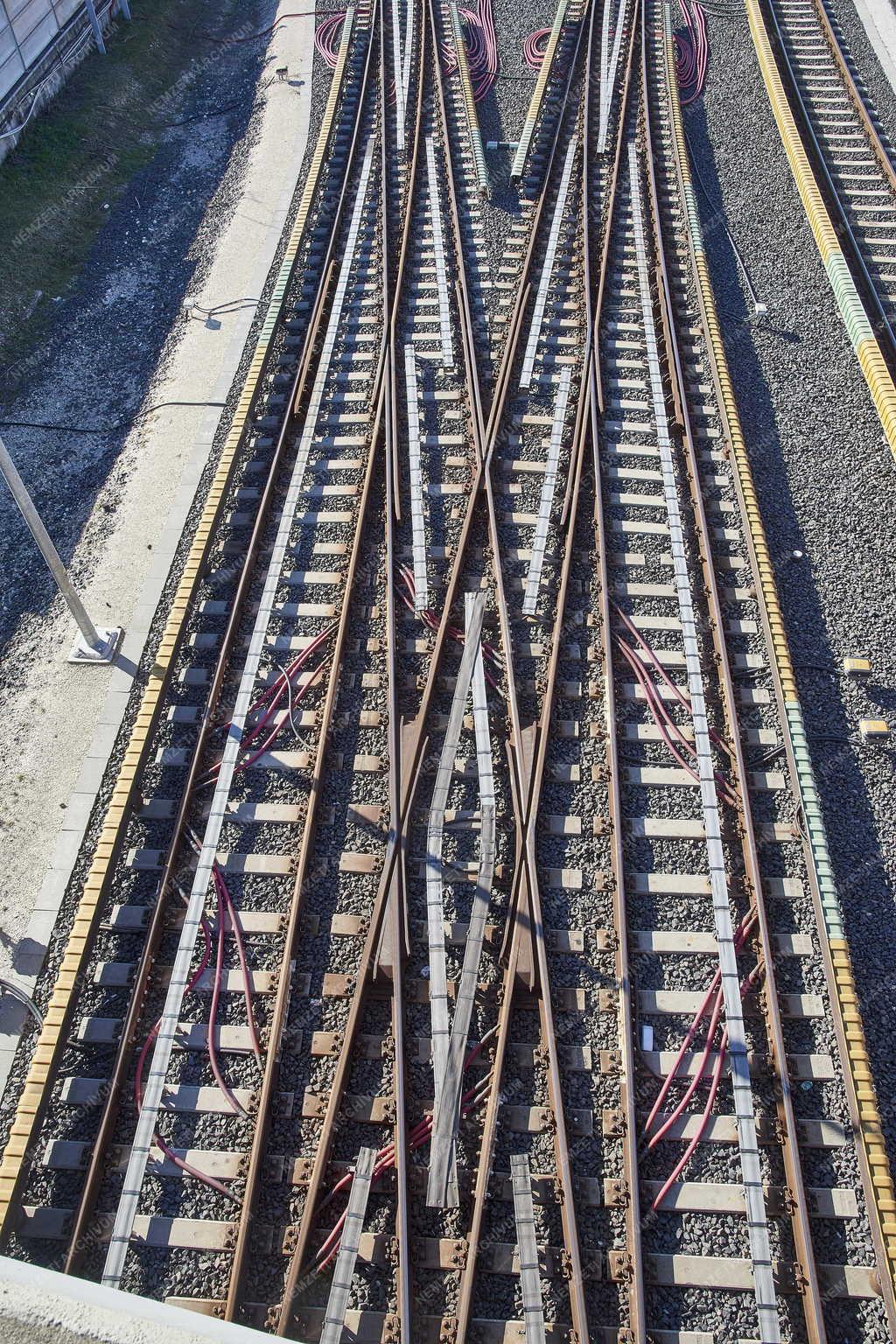Közlekedés - Budapest - Metró sínpálya