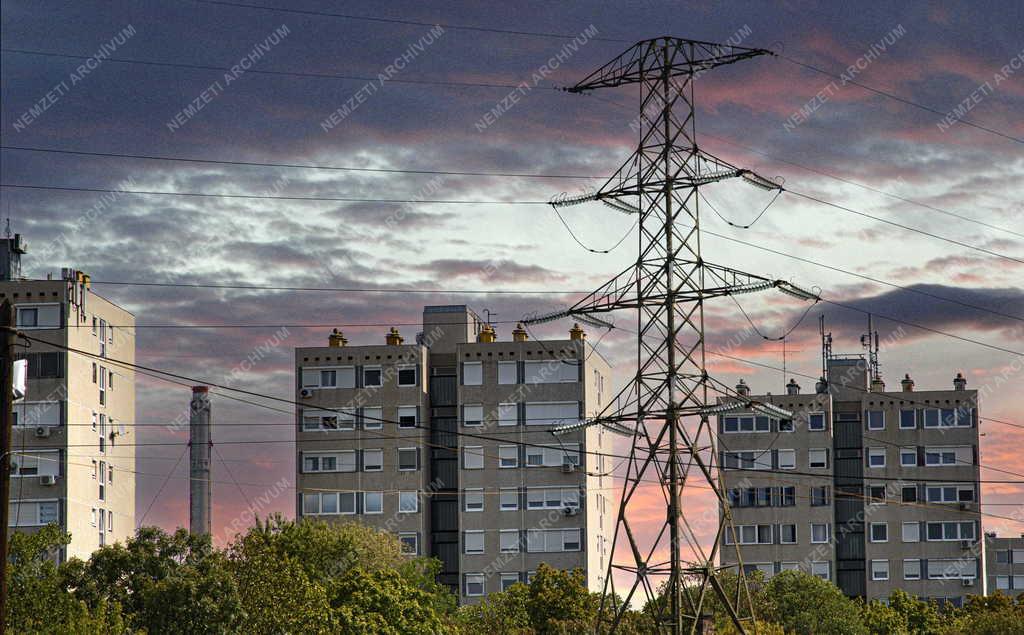 Energia - Budapest - Magasfeszültségű villamos távvezeték