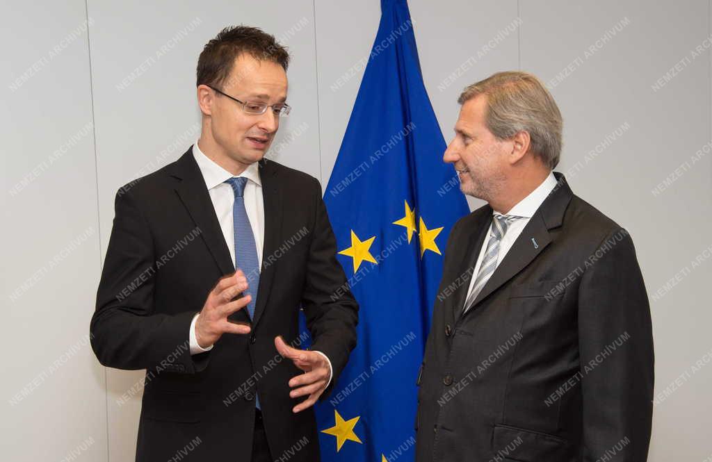 Szijjártó Péter Brüsszelben