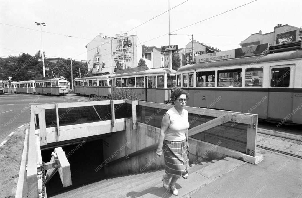 Városkép - Kálvin téri életkép