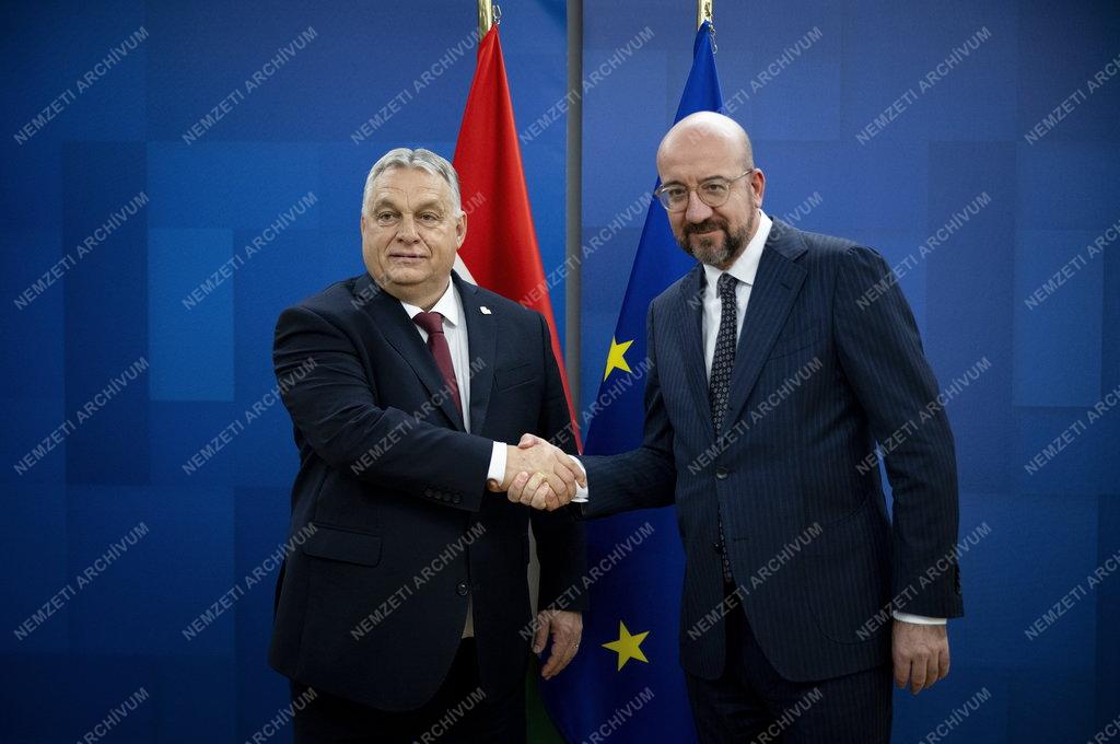 Orbán Viktor az Európai Tanács elnökével tárgyalt