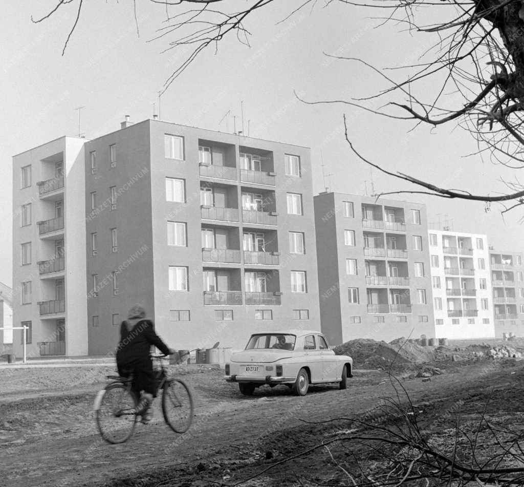 Építőipar - Új lakónegyed épül Makón