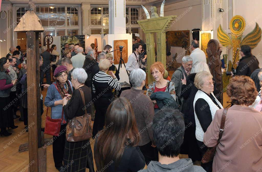 Kultúra - Debrecen - Galánfi András fafaragó jubileumi kiállítása