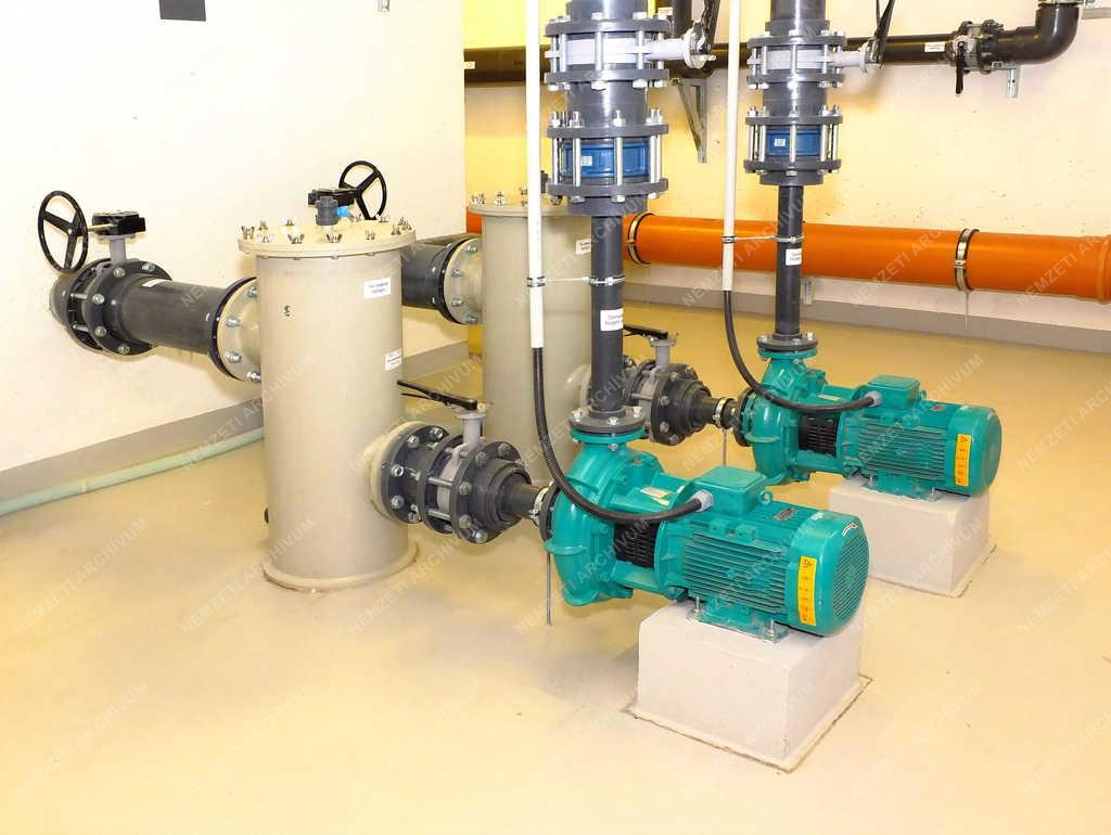 Sportlétesítmény - Budapest - Uszoda vízgépészeti berendezése