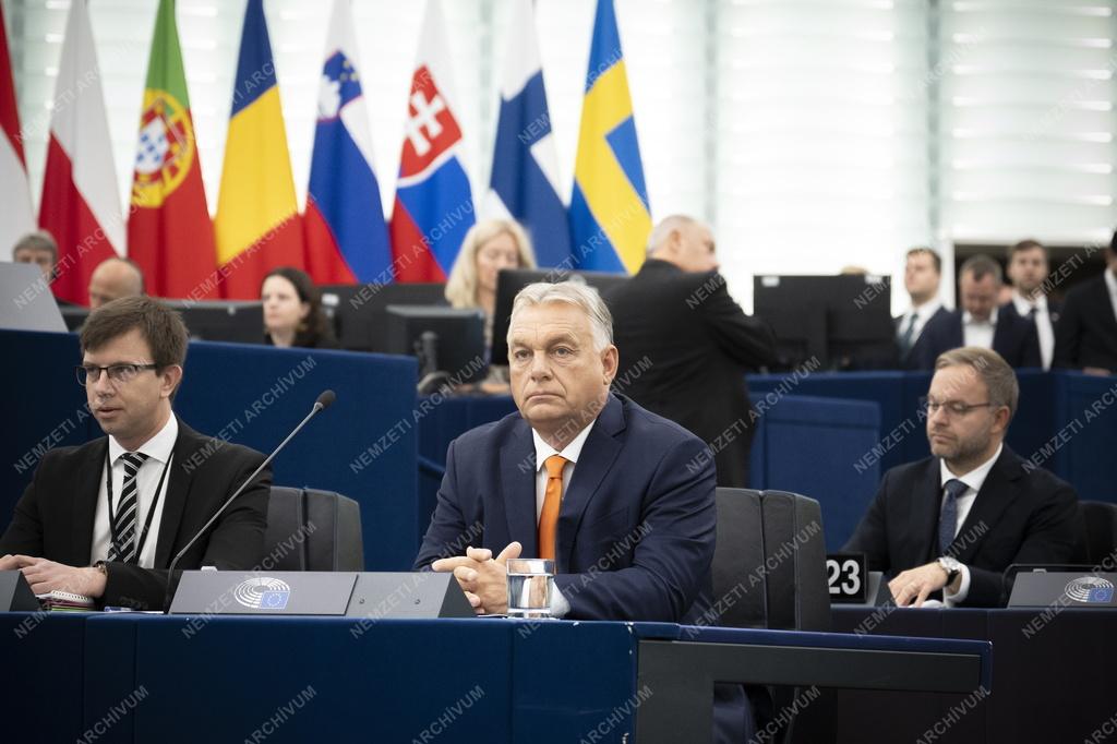 EU-elnökség - Orbán Viktor ismertette a magyar uniós elnökség programját az Európai Parlament ülésén