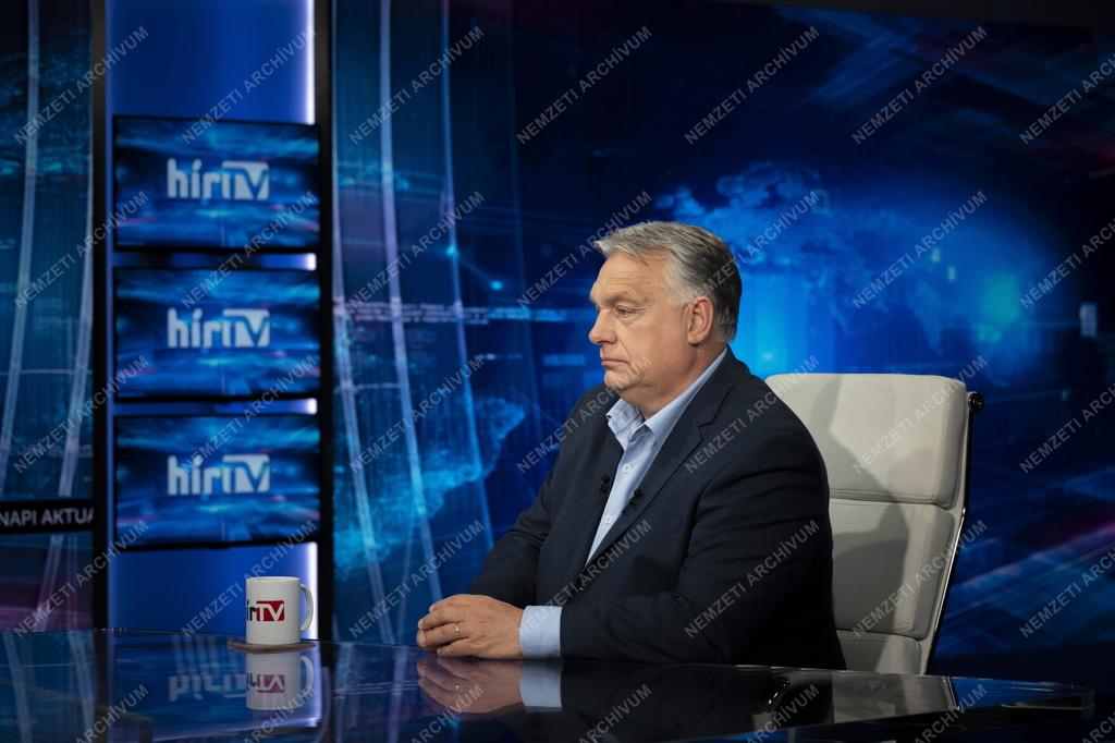 Orbán Viktor interjút adott a Hír TV-nek