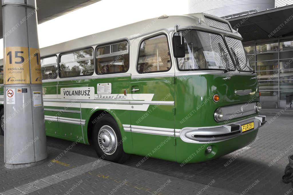 Veterán jármű - Budapest - Ikarus 55 Lux autóbusz