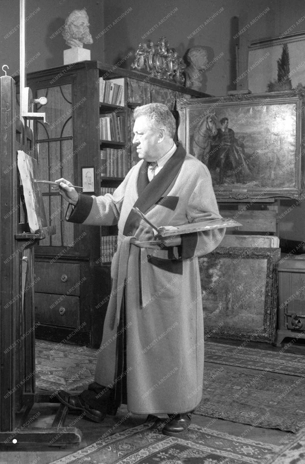 Herman Lipót  Munkácsy-díjas grafikus, festő