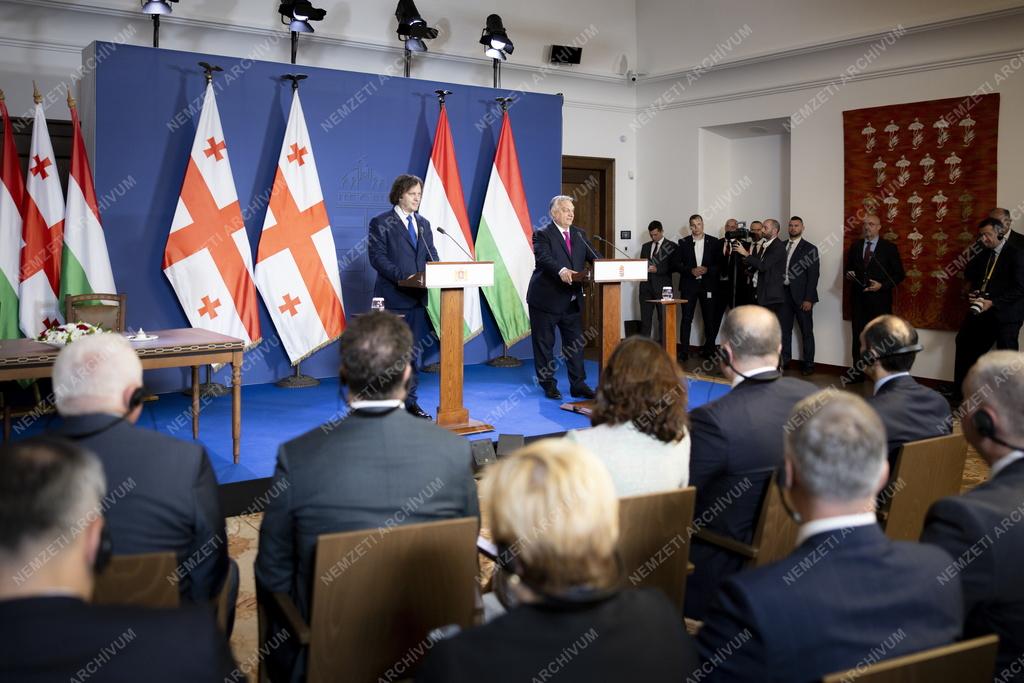 A második magyar-georgiai kormányzati csúcstalálkozó Budapesten