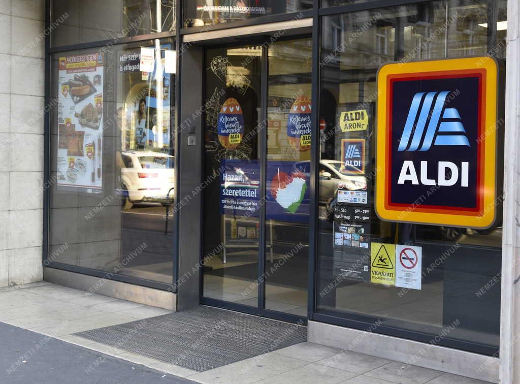 Kereskedelem - Budapest - ALDI élelmiszer kiskereskedelmi áruház