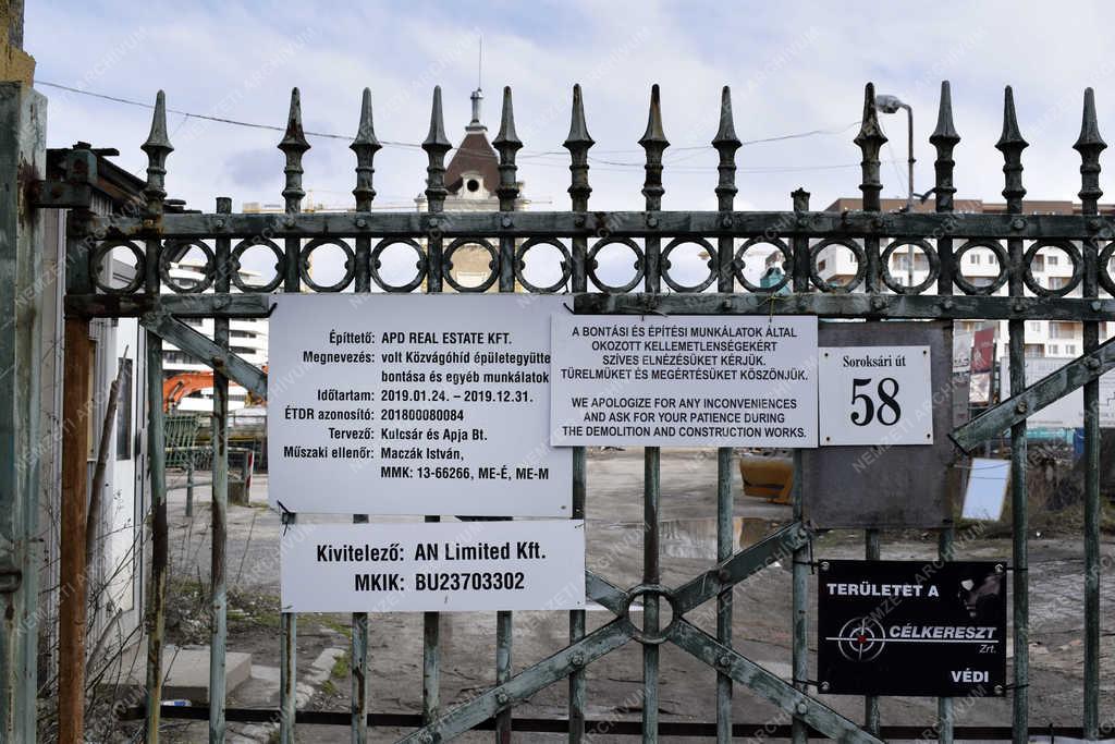 Városkép - Budapest - A régi Közvágóhíd területe