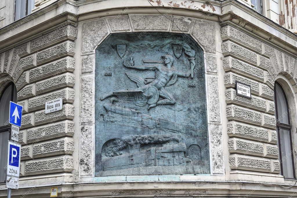 Városkép - Budapest - Vasúti Centenáriumi Emléktábla