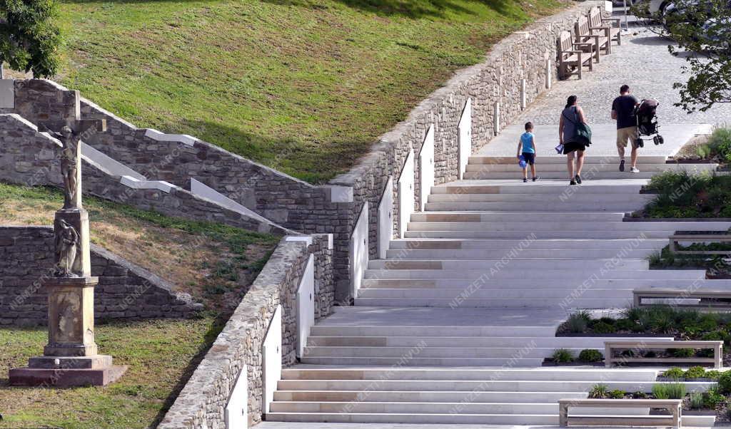 Település - Tihany - Apátsághoz vezető lépcsősor