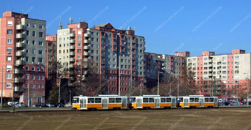 Városkép - Budapest - Káposztásmegyeri lakóépületek